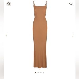 Skims Soft Lounge Long Slip Dress